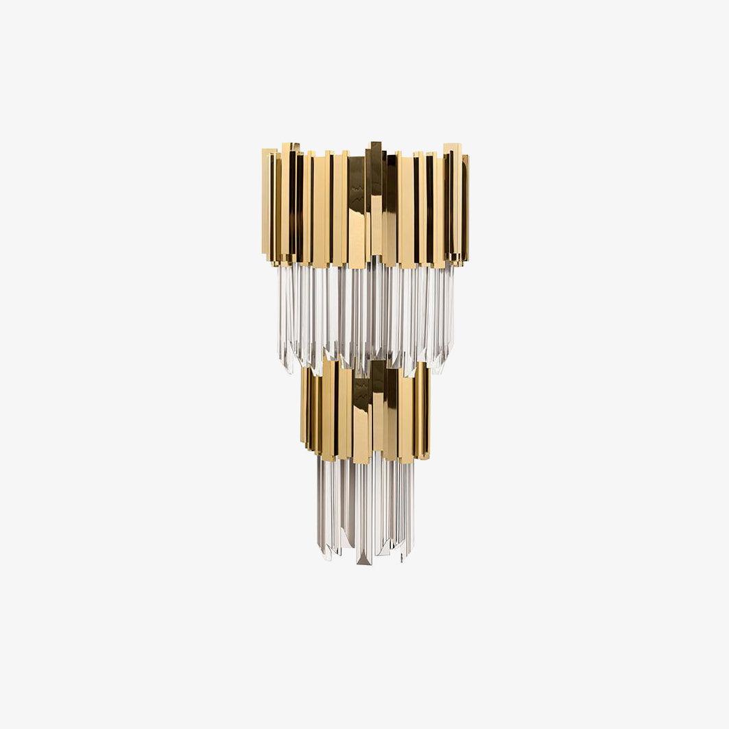 Vevyniel Postmodern Luxury Empire Crystal Wall Lamp-Neutral Decor