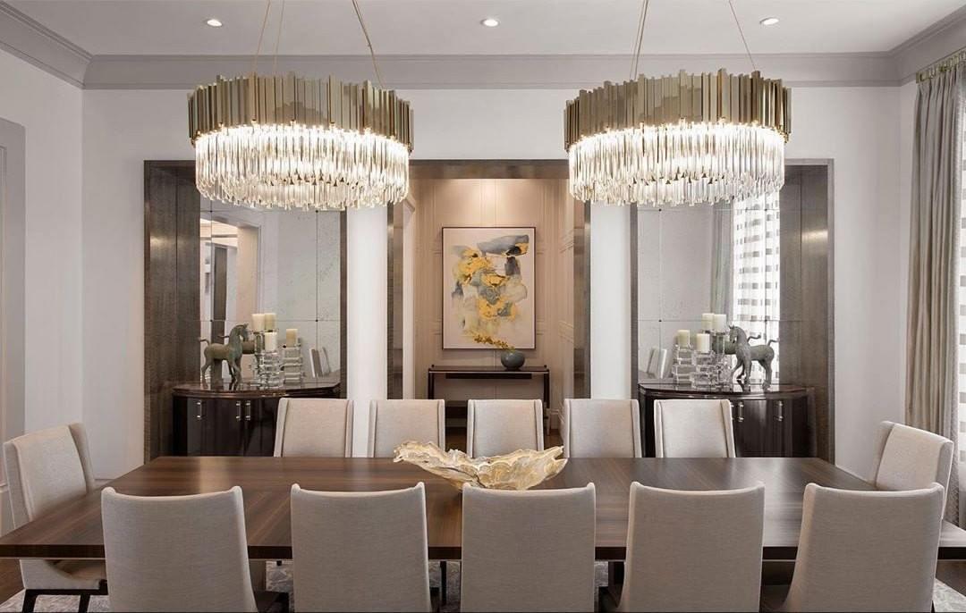 Avenu Chandelier Gold Crystal Golden-Neutral Decor