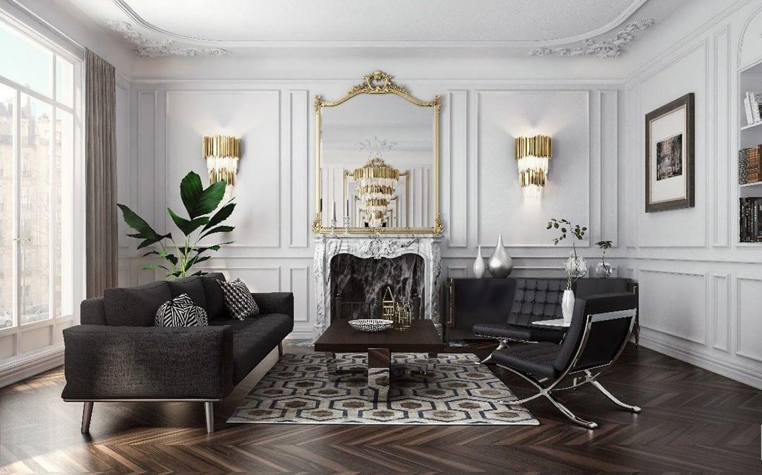 Avenu Chandelier Gold Crystal Golden-Neutral Decor