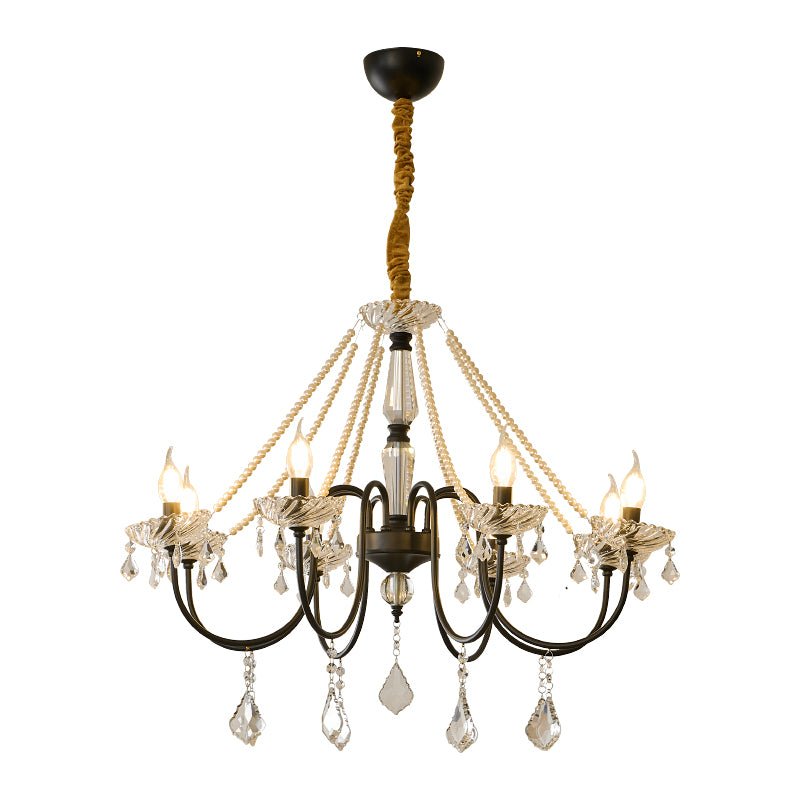 Cisoren Postmodern Luxury Pearls Crystal Chandelier-Neutral Decor