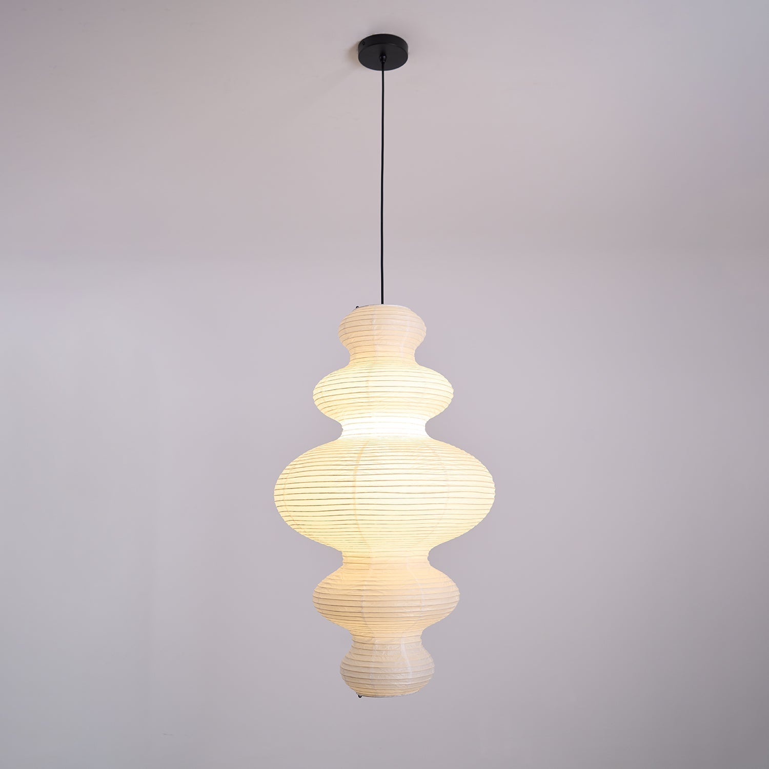 Mune Paper Traditional Pendant Lamp-Neutral Decor