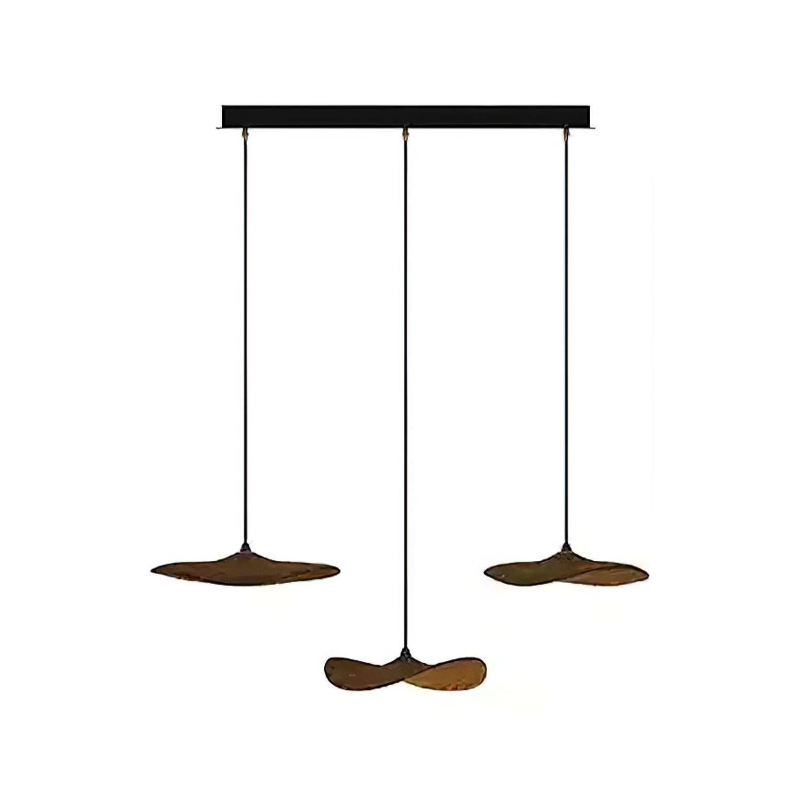 Abbott Modern Minimalist Empty Leaf Wood Chandelier-Neutral Decor