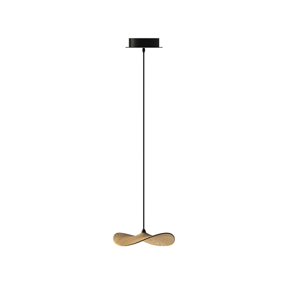 Abbott Modern Minimalist Empty Leaf Wood Chandelier-Neutral Decor