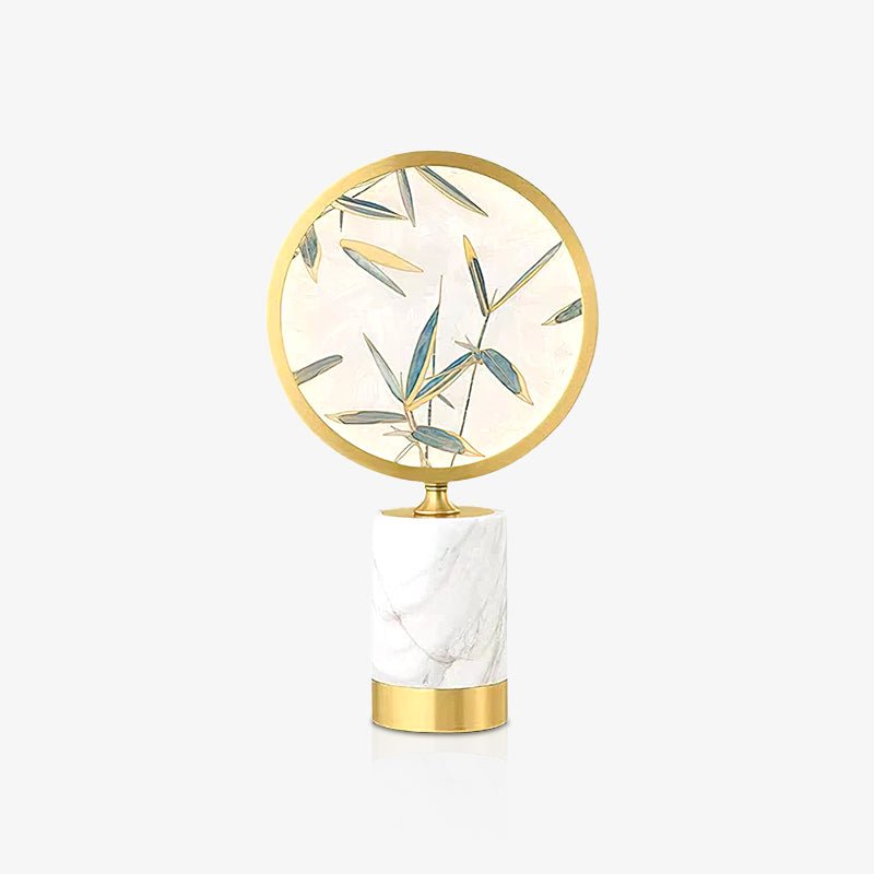 Bambino Marble Stand Table Lamp-Neutral Decor