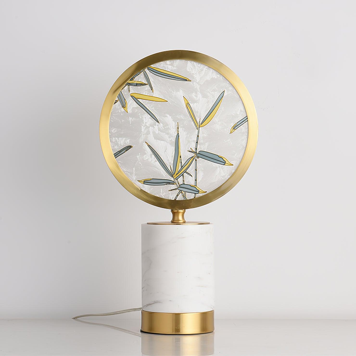 Bambino Marble Stand Table Lamp-Neutral Decor