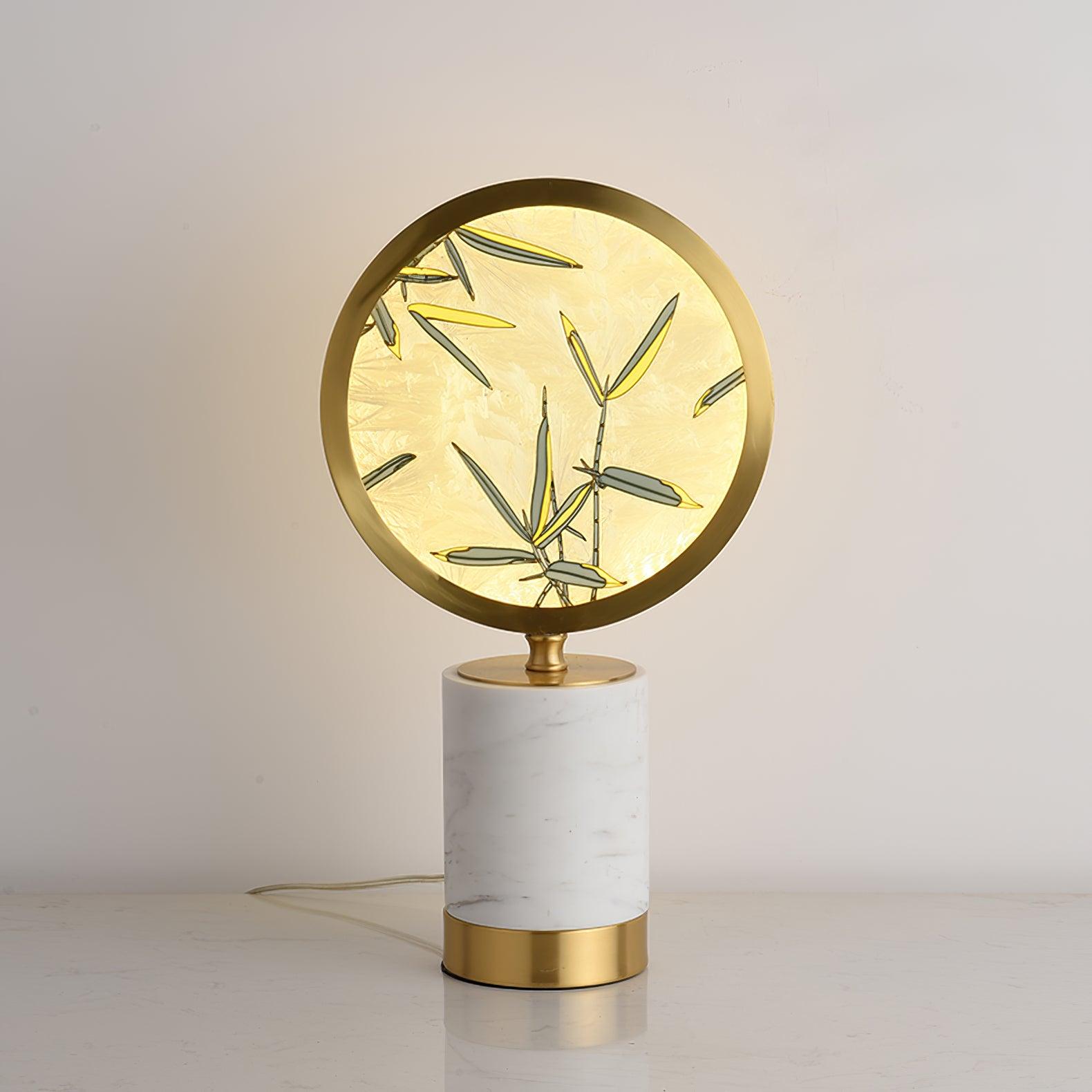 Bambino Marble Stand Table Lamp-Neutral Decor