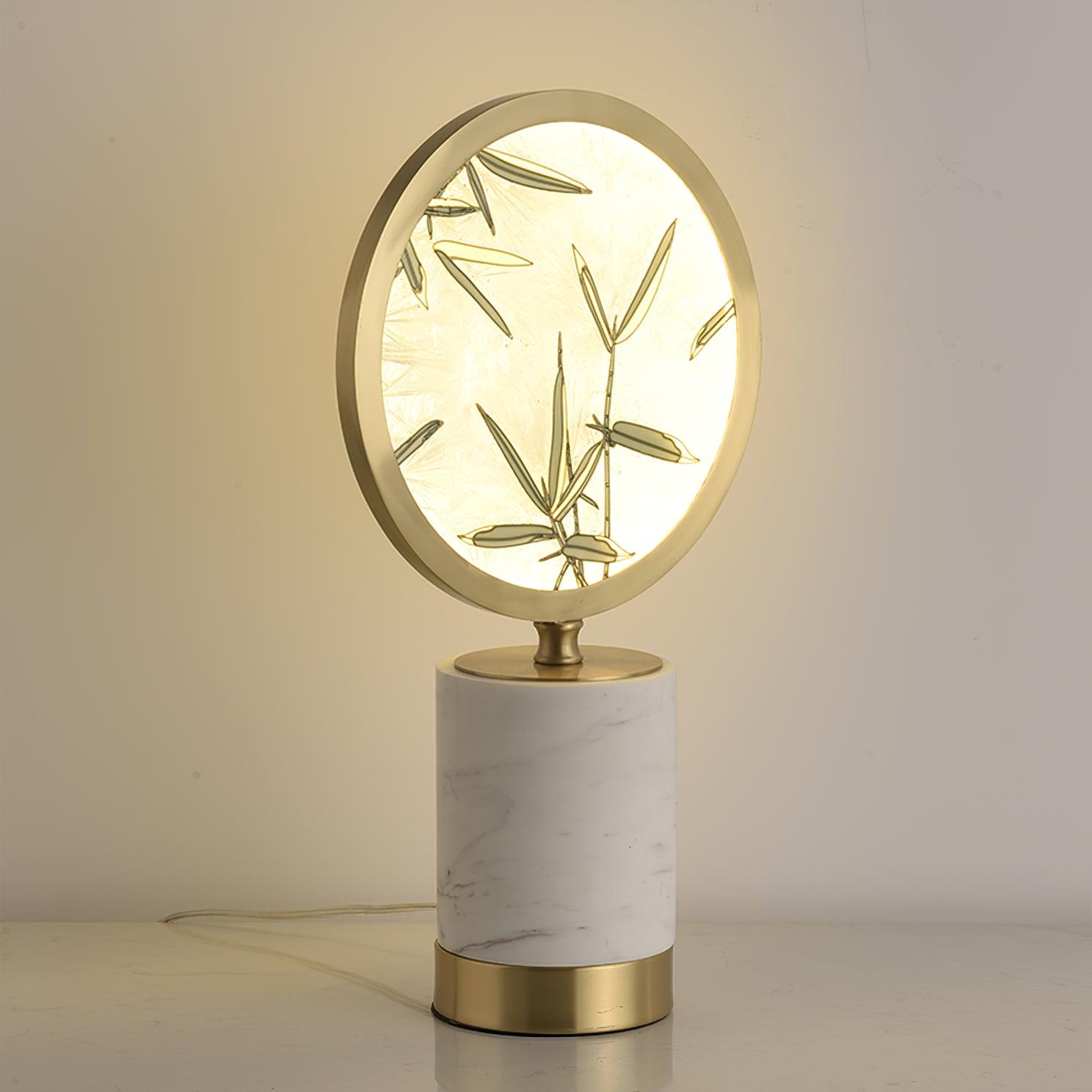 Bambino Marble Stand Table Lamp-Neutral Decor