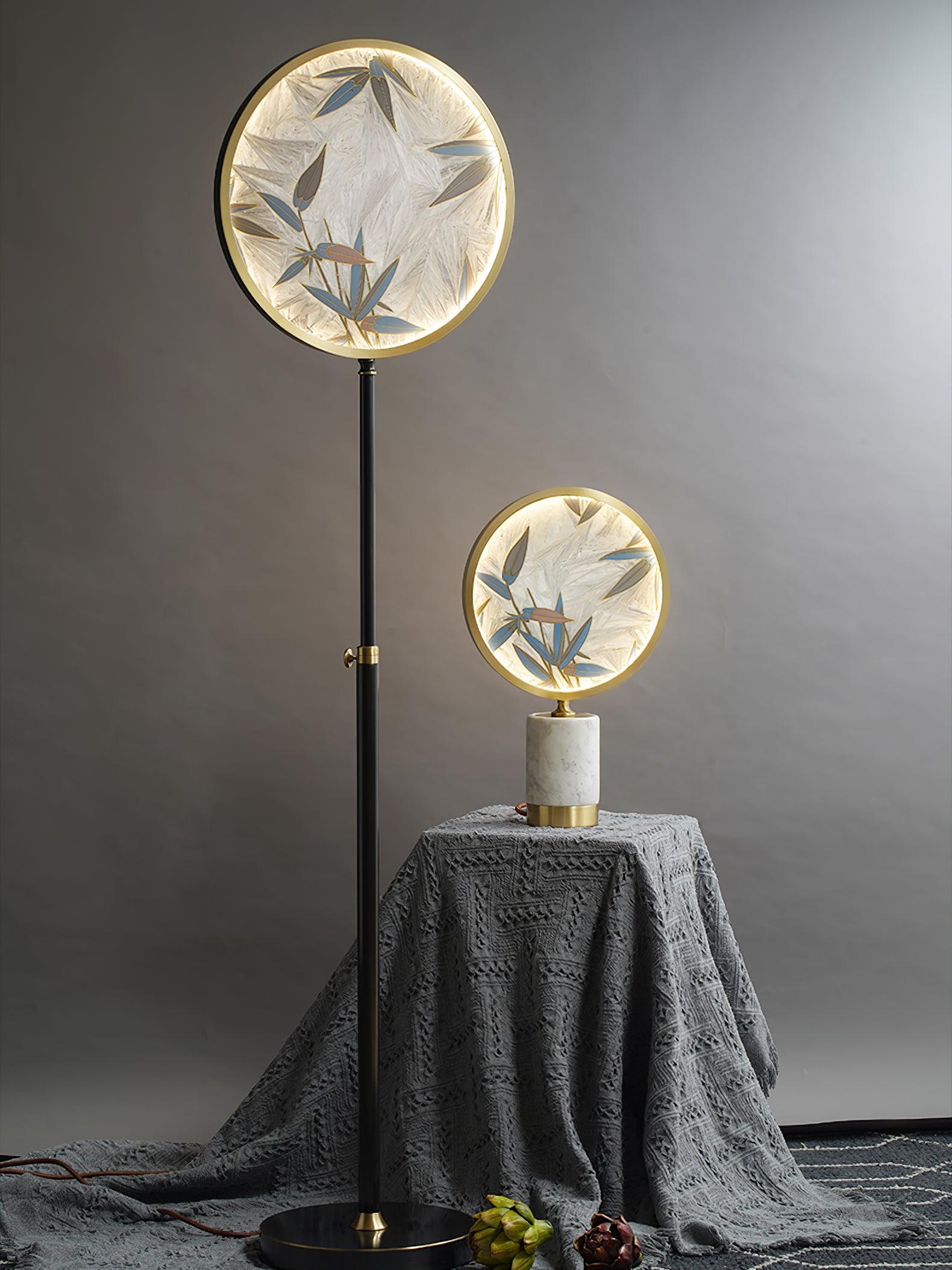 Bambino Marble Stand Table Lamp-Neutral Decor