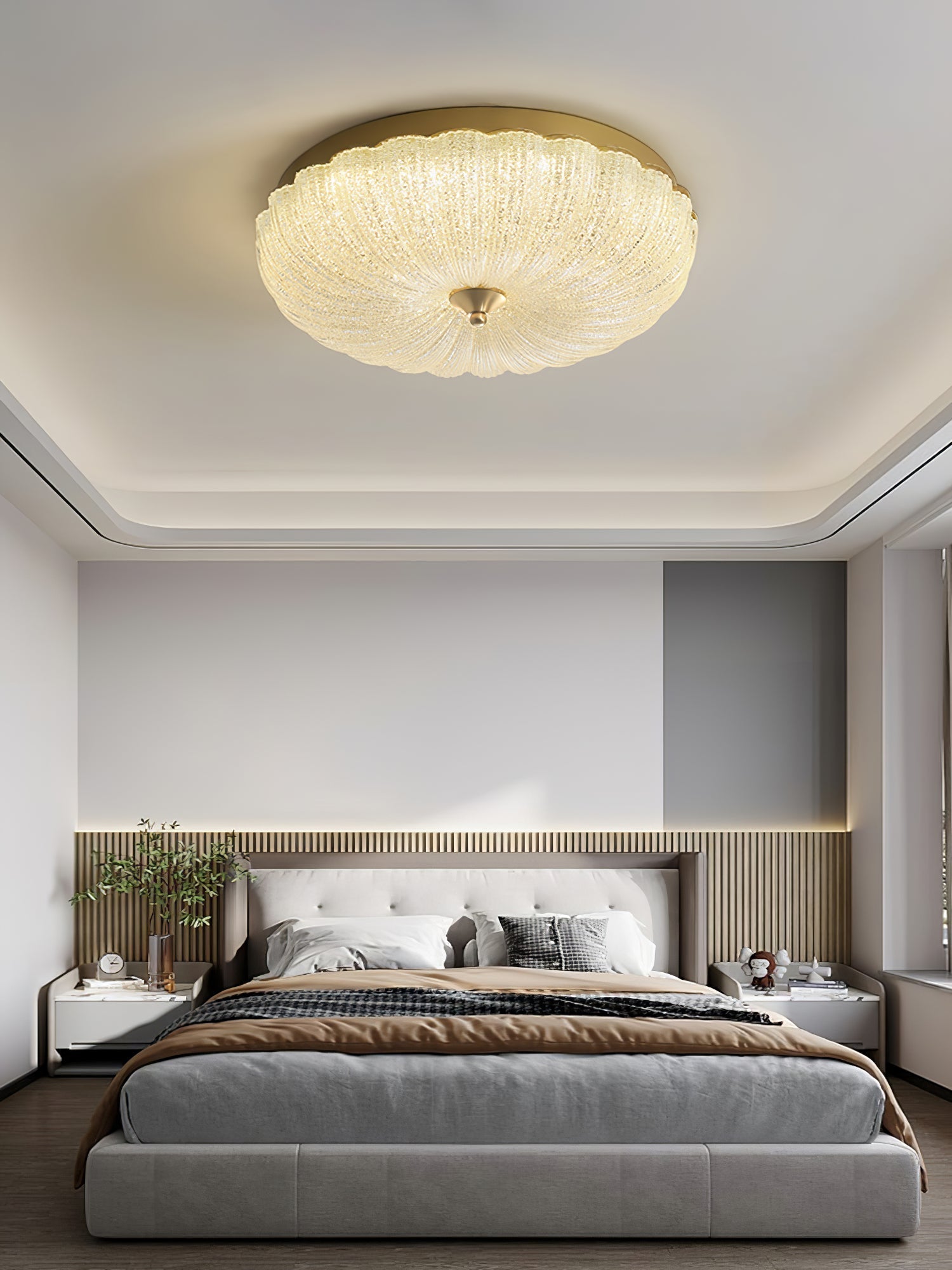 Celion Nordic Art Enchanting Glass Ceiling Light-Neutral Decor