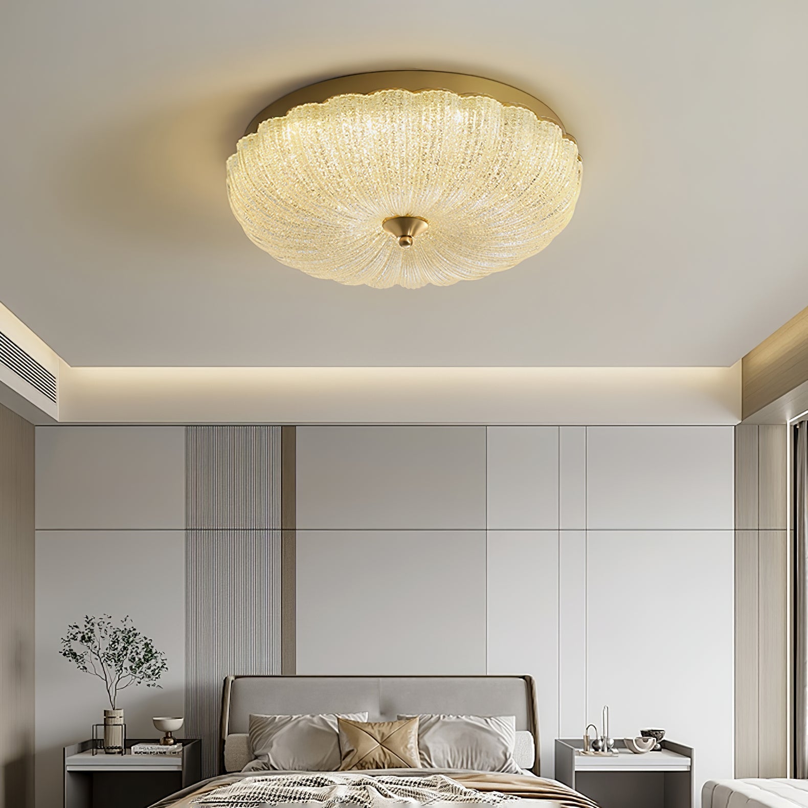 Celion Nordic Art Enchanting Glass Ceiling Light-Neutral Decor