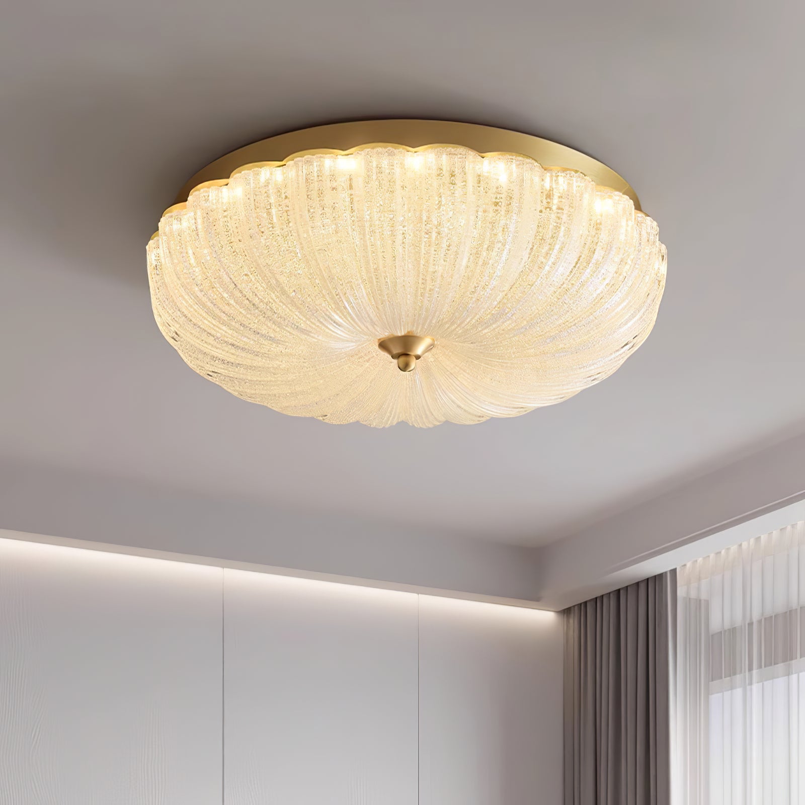 Celion Nordic Art Enchanting Glass Ceiling Light-Neutral Decor