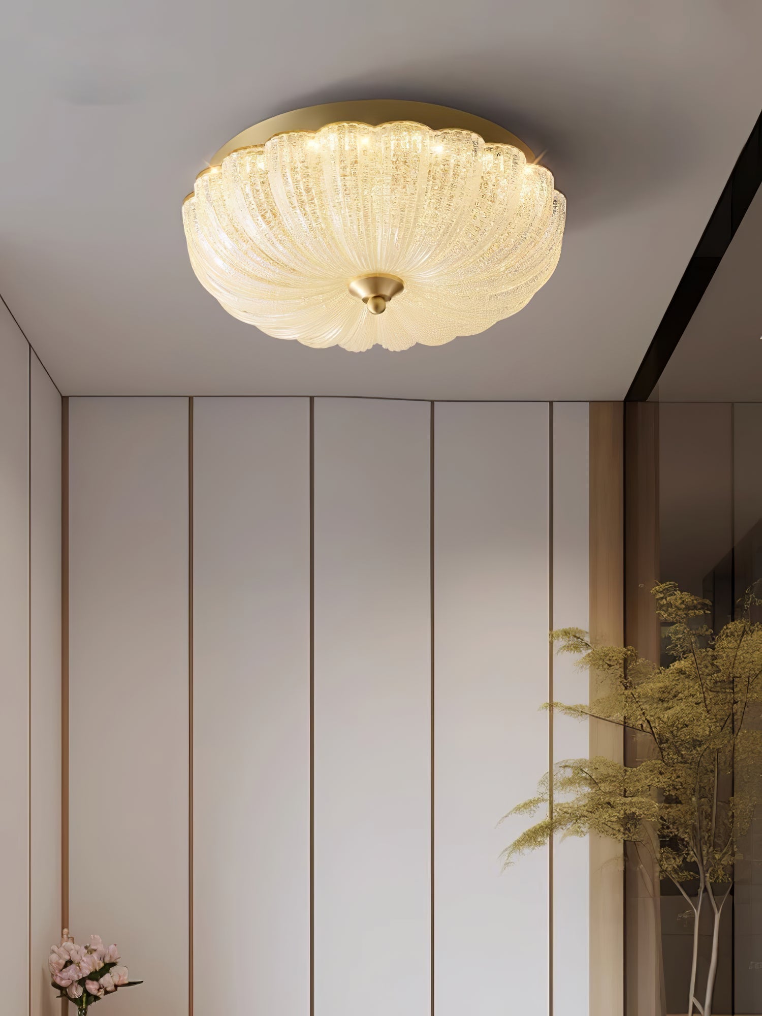 Celion Nordic Art Enchanting Glass Ceiling Light-Neutral Decor