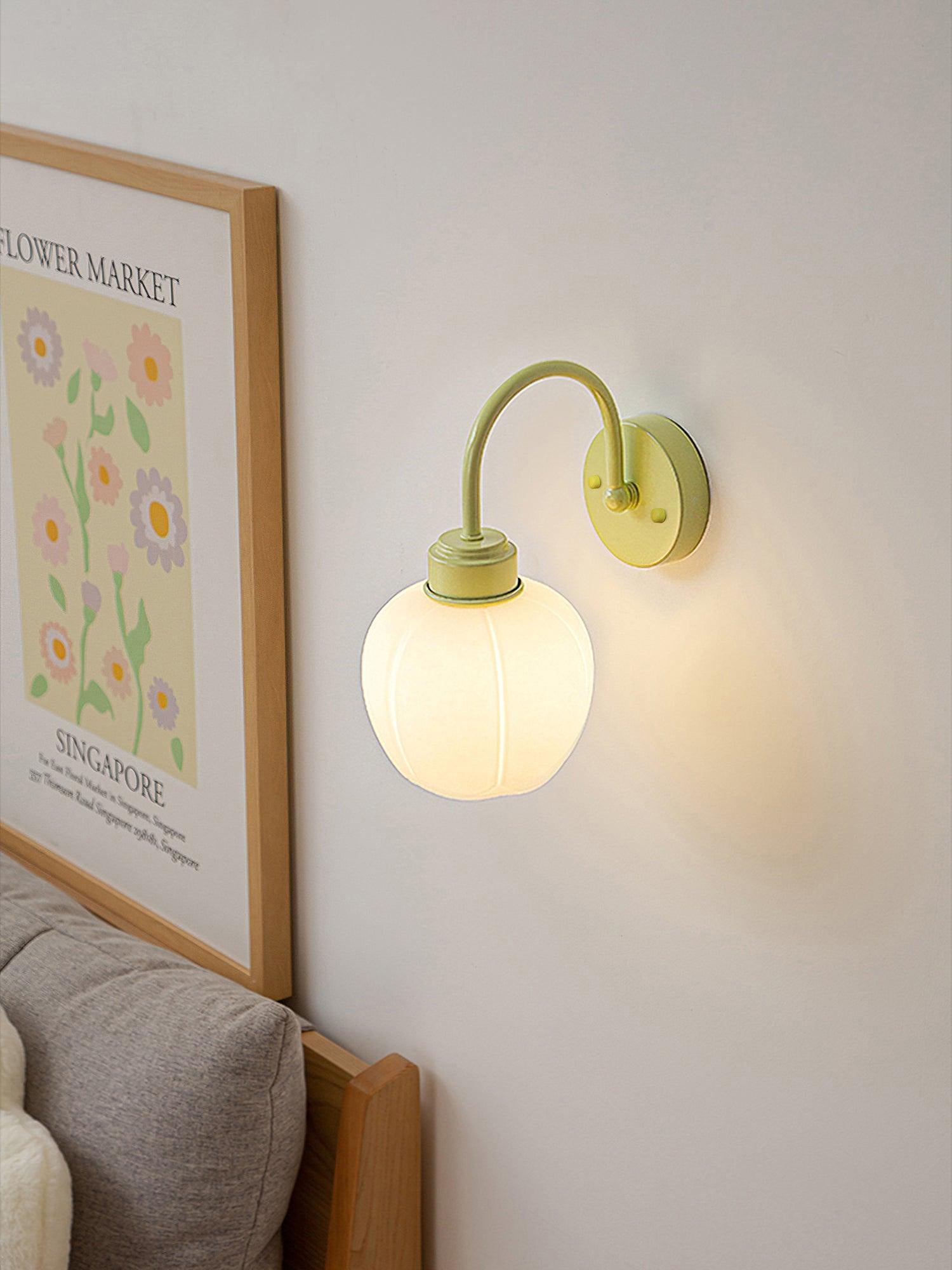 Alliraris Enchanting Flower Glass Wall Light-Neutral Decor