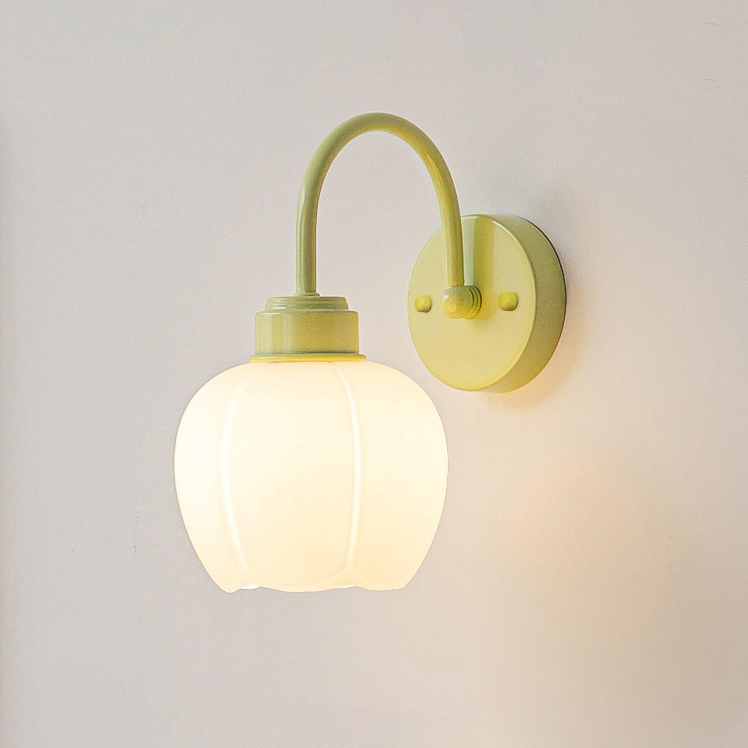 Alliraris Enchanting Flower Glass Wall Light-Neutral Decor