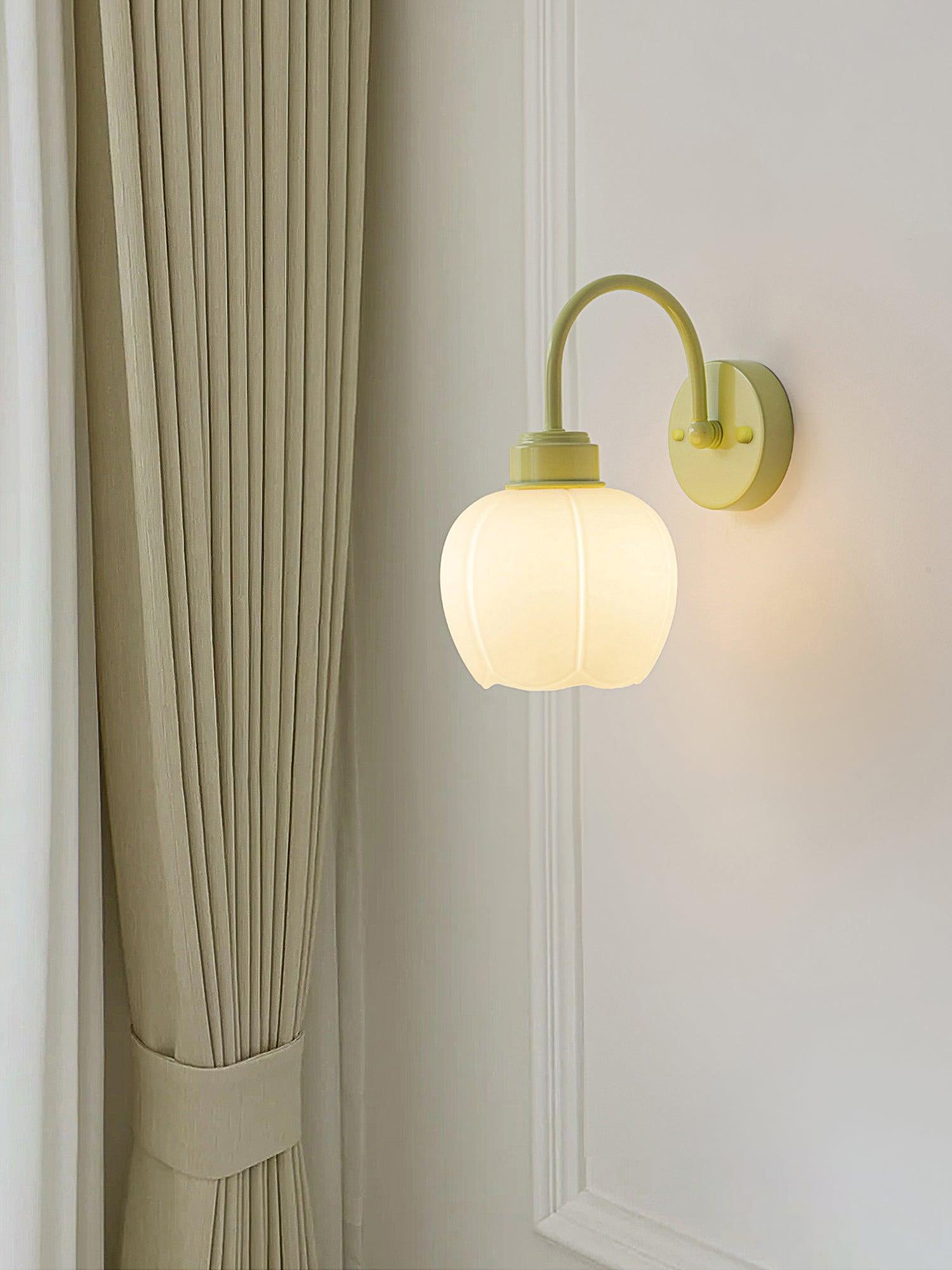 Alliraris Enchanting Flower Glass Wall Light-Neutral Decor