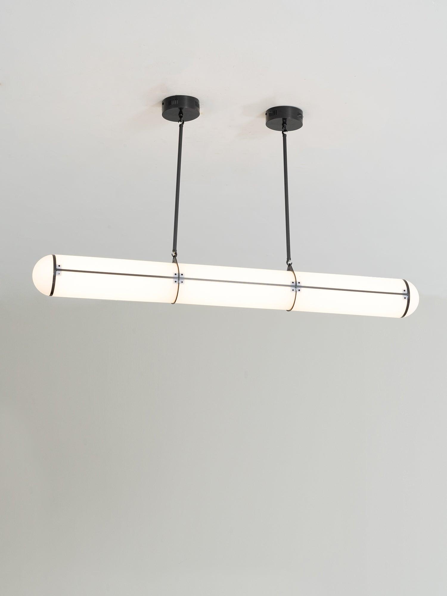 Lustra Pendant Light Cylindrical Endless Dining-Neutral Decor