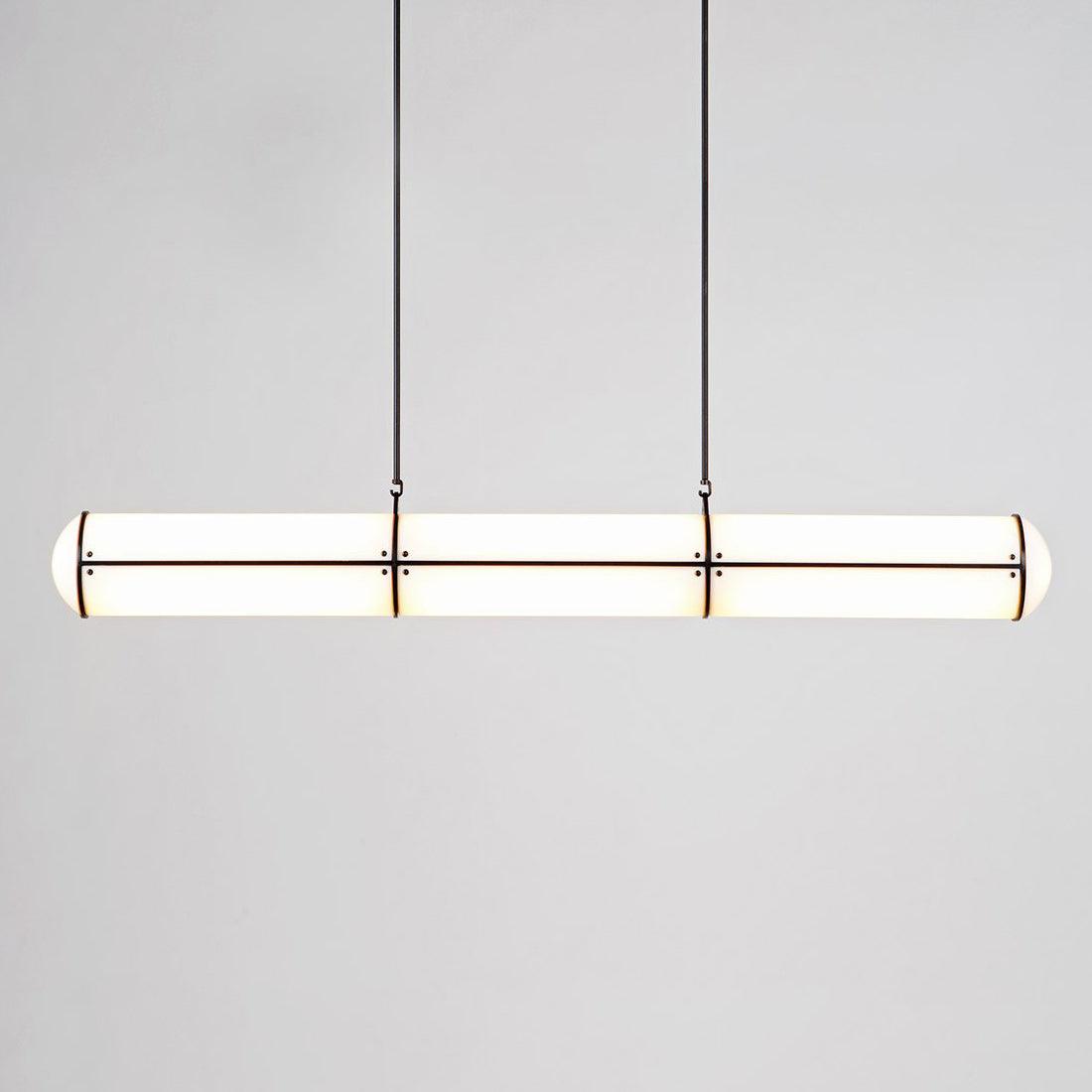 Lustra Pendant Light Cylindrical Endless Dining-Neutral Decor