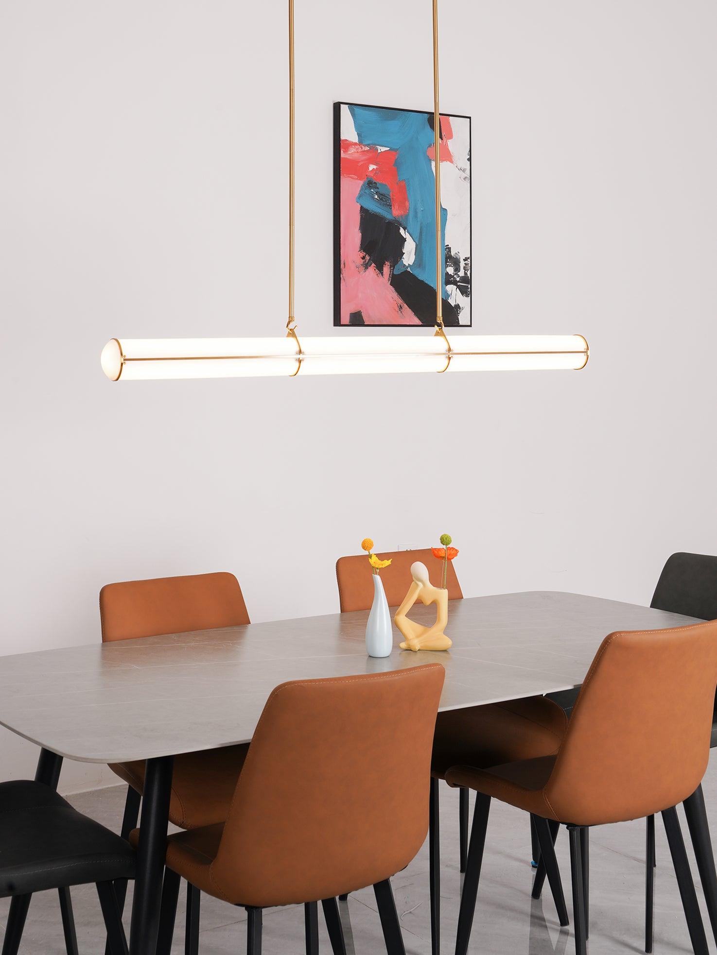 Lustra Pendant Light Cylindrical Endless Dining-Neutral Decor