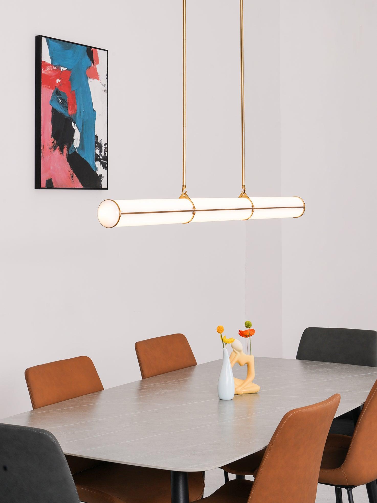 Lustra Pendant Light Cylindrical Endless Dining-Neutral Decor