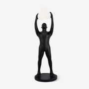 Athranis Uplifted Black Sculptural Floor Lamp-Neutral Decor