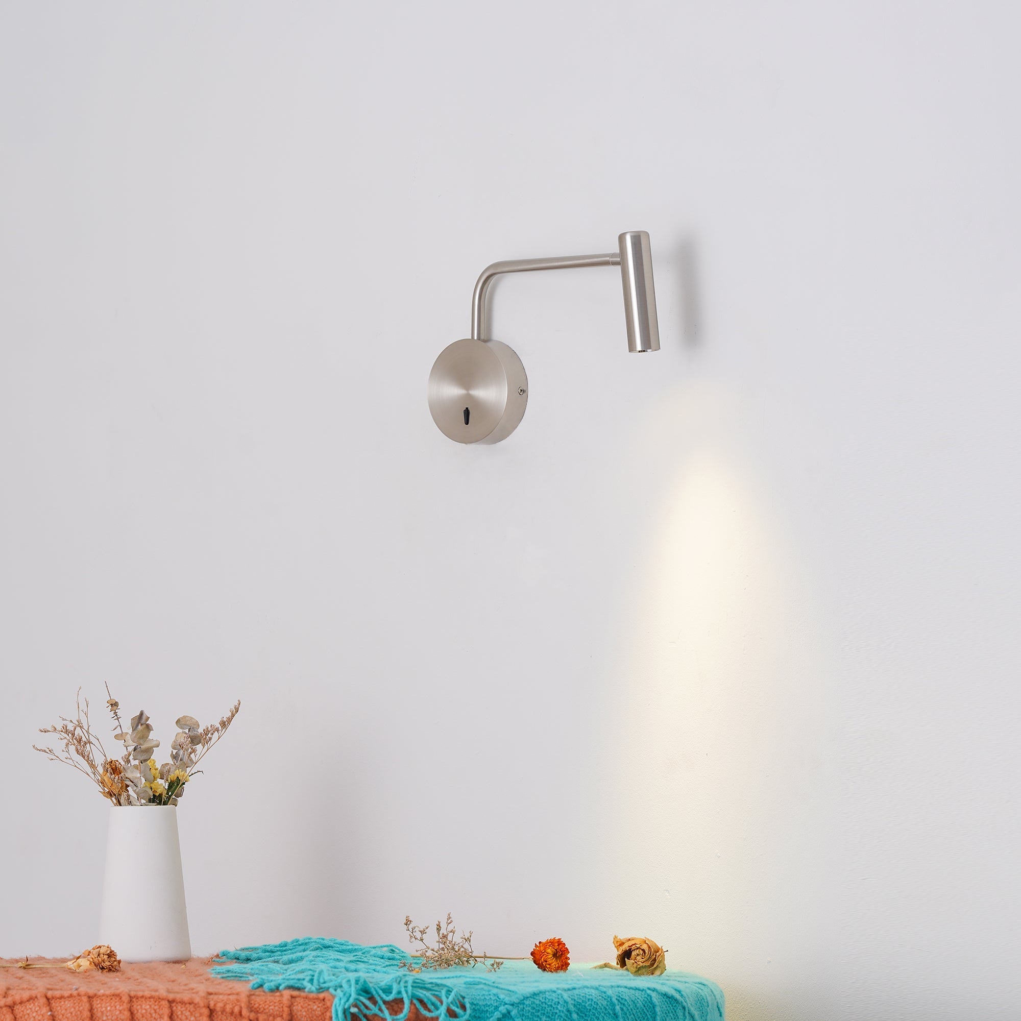 Kiroxen Minimalist Disc LED Sconce Wall Lamp-Neutral Decor