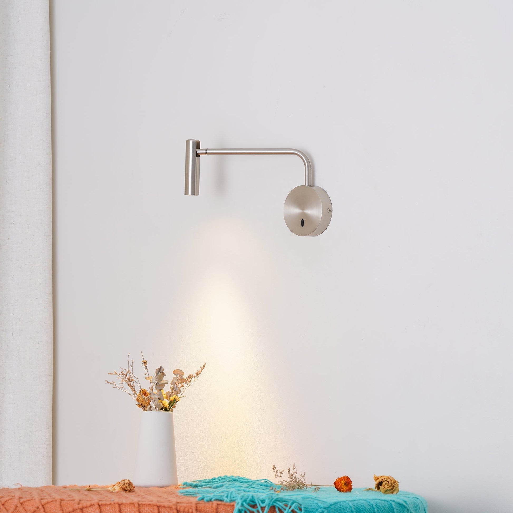 Kiroxen Minimalist Disc LED Sconce Wall Lamp-Neutral Decor