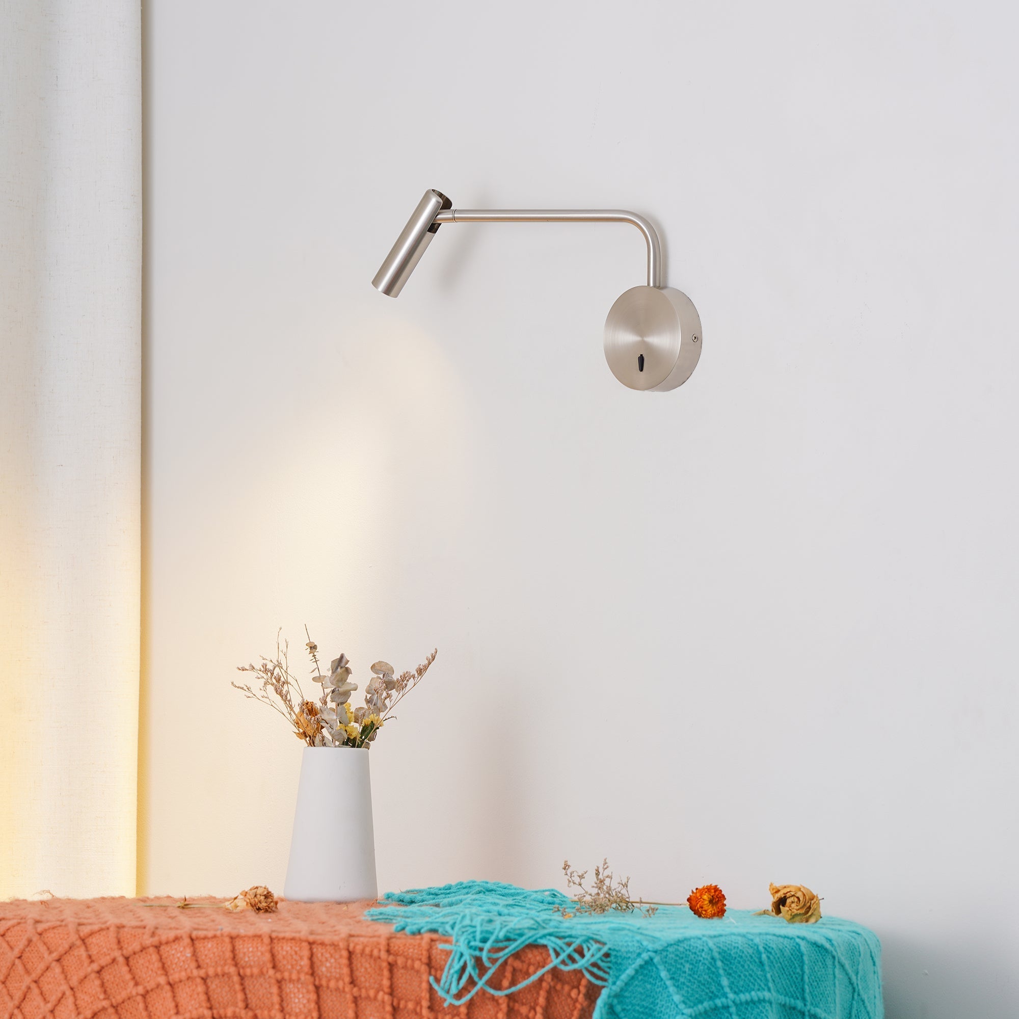 Kiroxen Minimalist Disc LED Sconce Wall Lamp-Neutral Decor