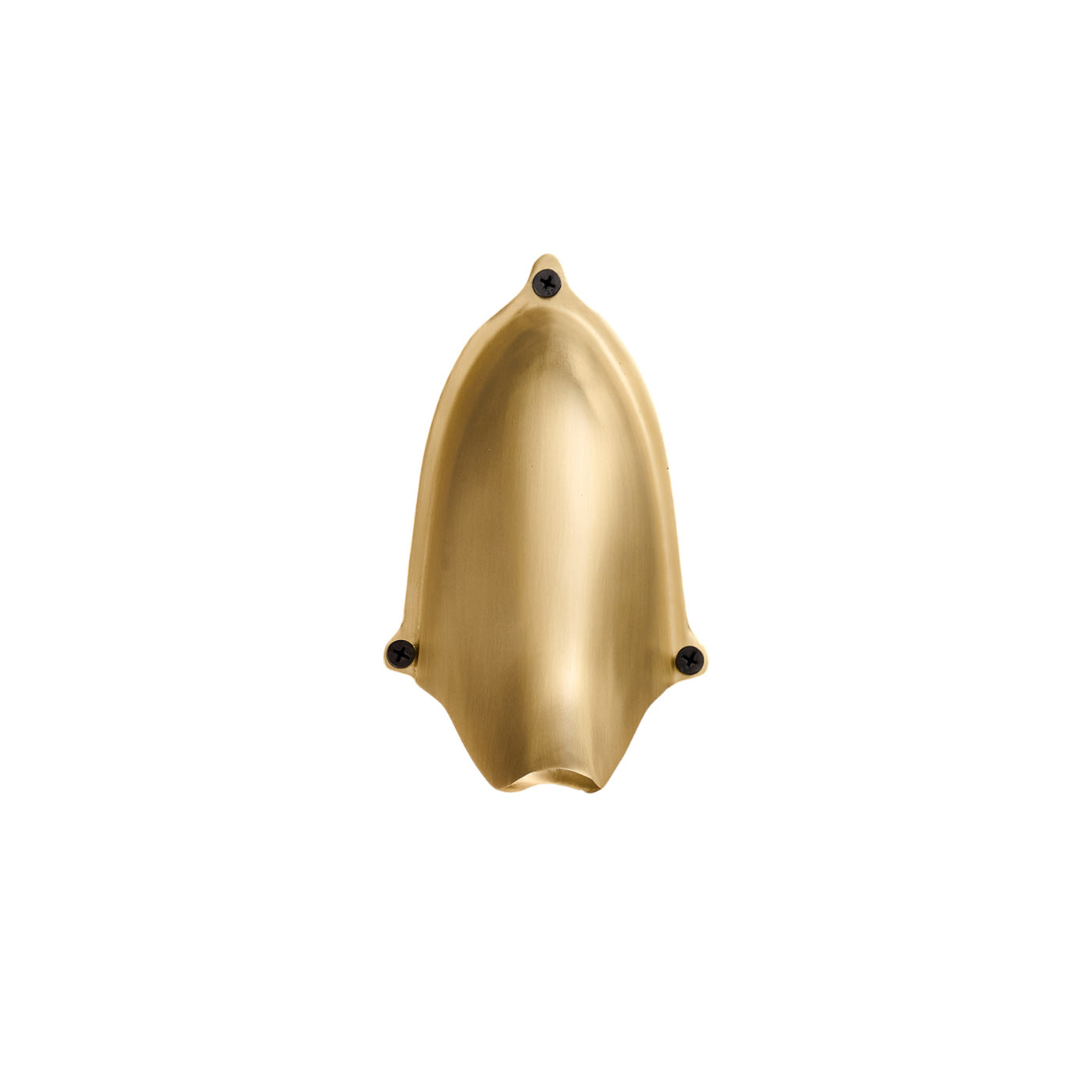 Enoki Wall Lamp in Antique Brass finish, front view.