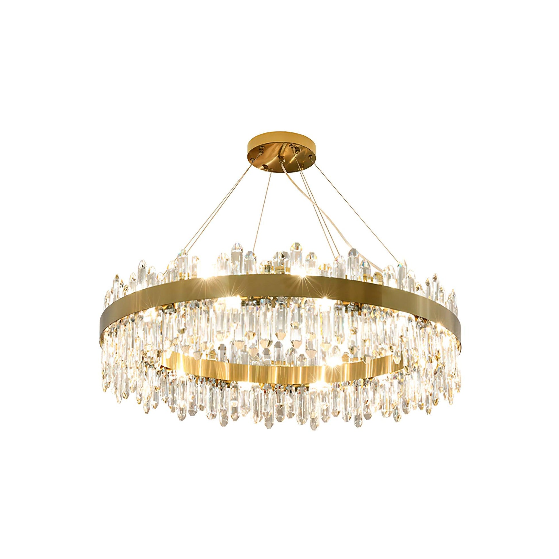Xoriel Postmodern Luxury Crystal Chandelier-Neutral Decor