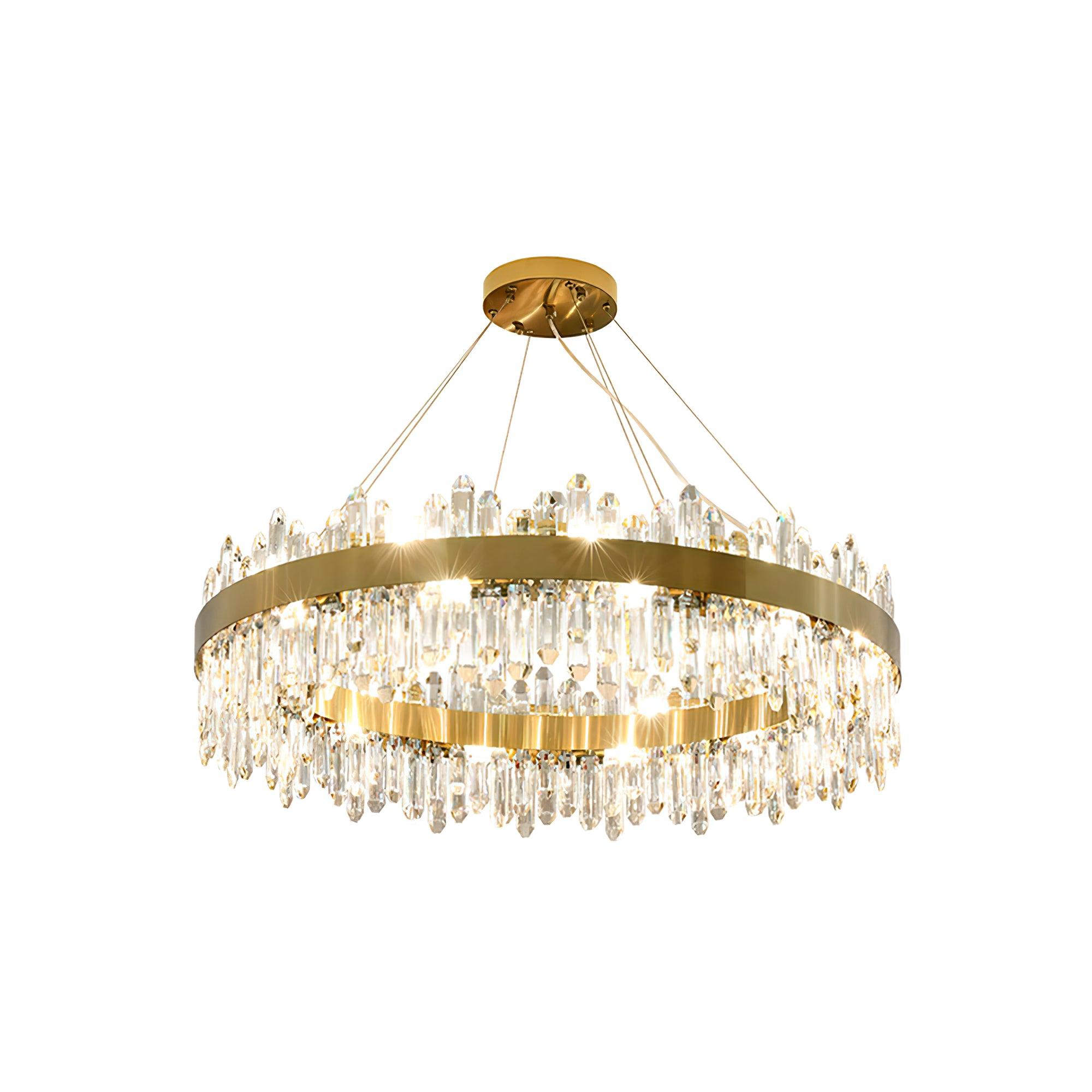 Xoriel Postmodern Luxury Crystal Chandelier-Neutral Decor