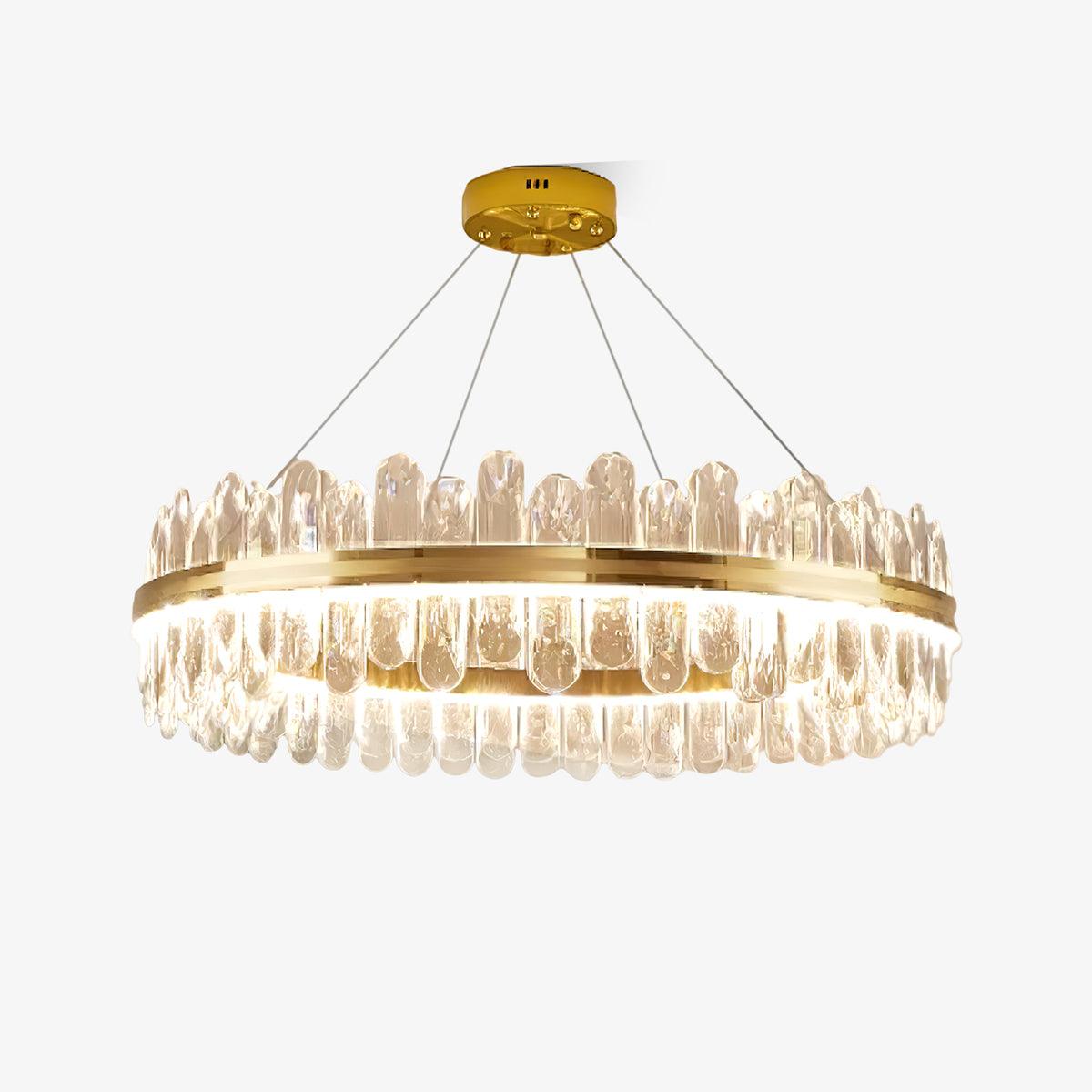 Xoriel Postmodern Luxury Crystal Chandelier-Neutral Decor