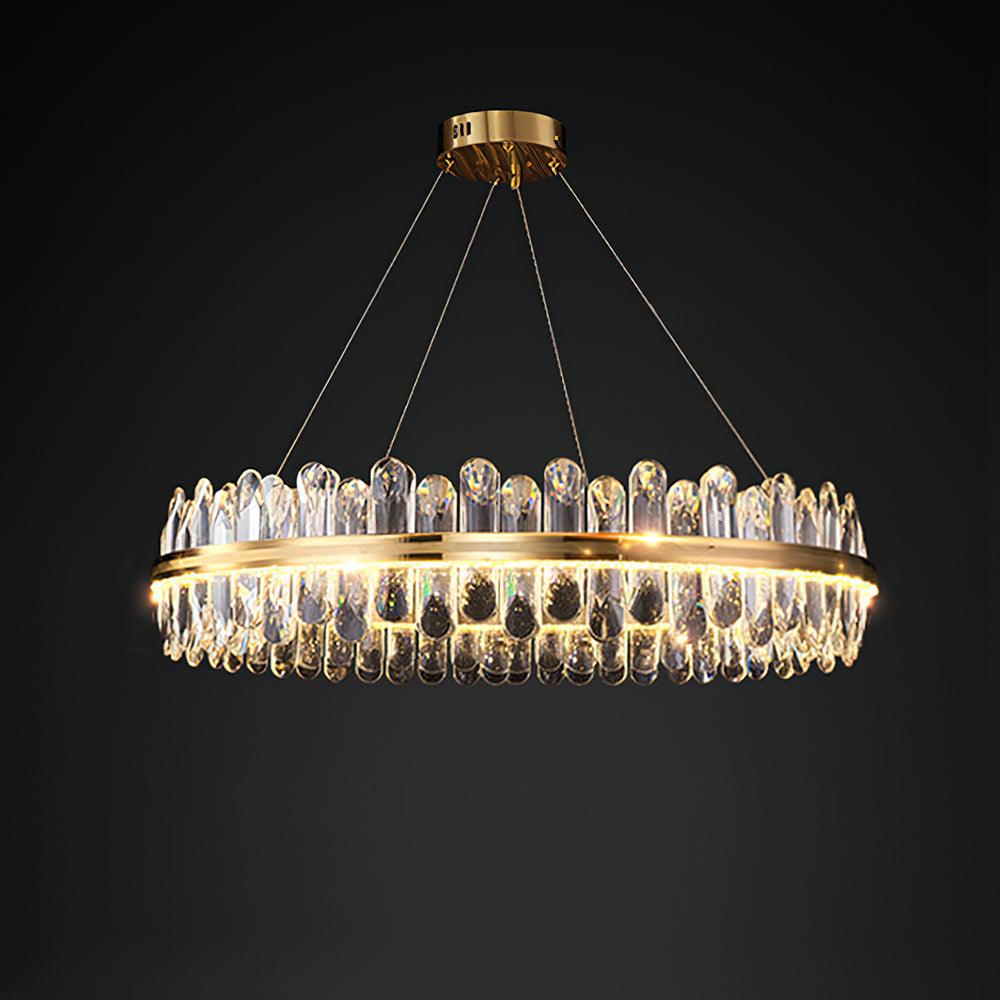 Xoriel Postmodern Luxury Crystal Chandelier-Neutral Decor