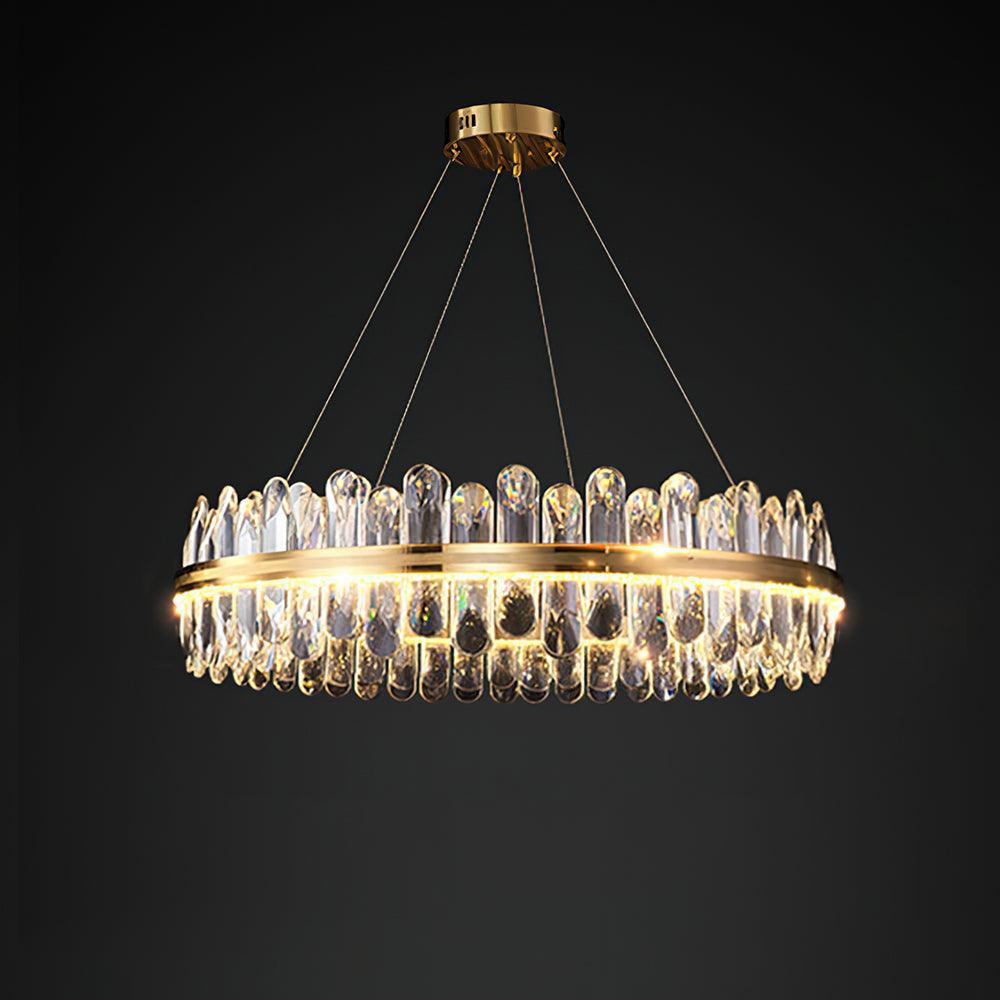 Xoriel Postmodern Luxury Crystal Chandelier-Neutral Decor