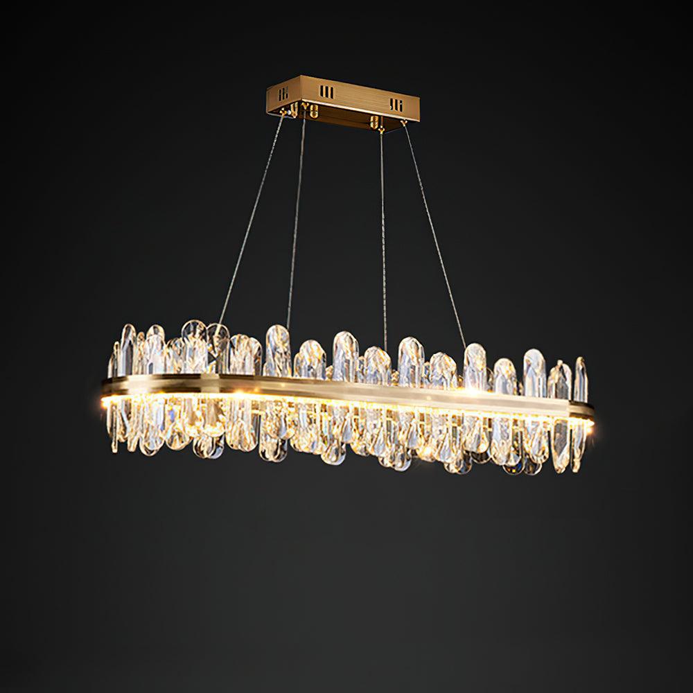 Xoriel Postmodern Luxury Crystal Chandelier-Neutral Decor