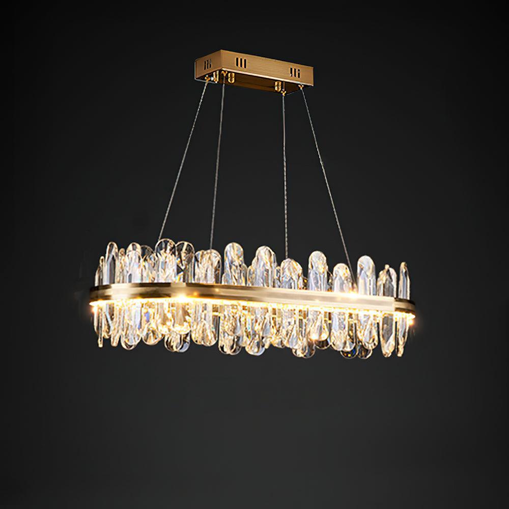Xoriel Postmodern Luxury Crystal Chandelier-Neutral Decor