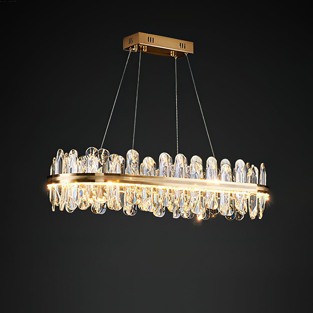 Xoriel Postmodern Luxury Crystal Chandelier-Neutral Decor