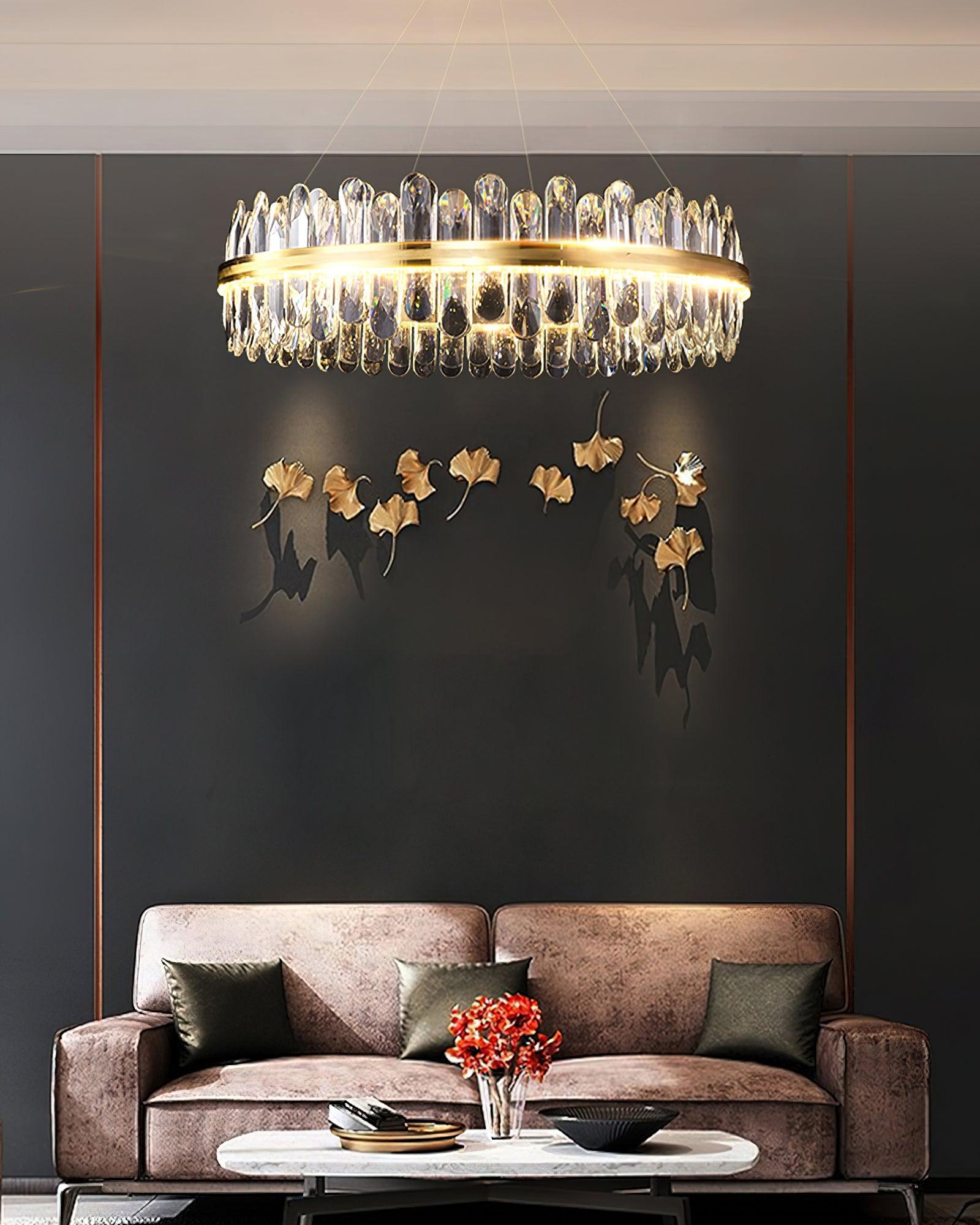 Xoriel Postmodern Luxury Crystal Chandelier-Neutral Decor