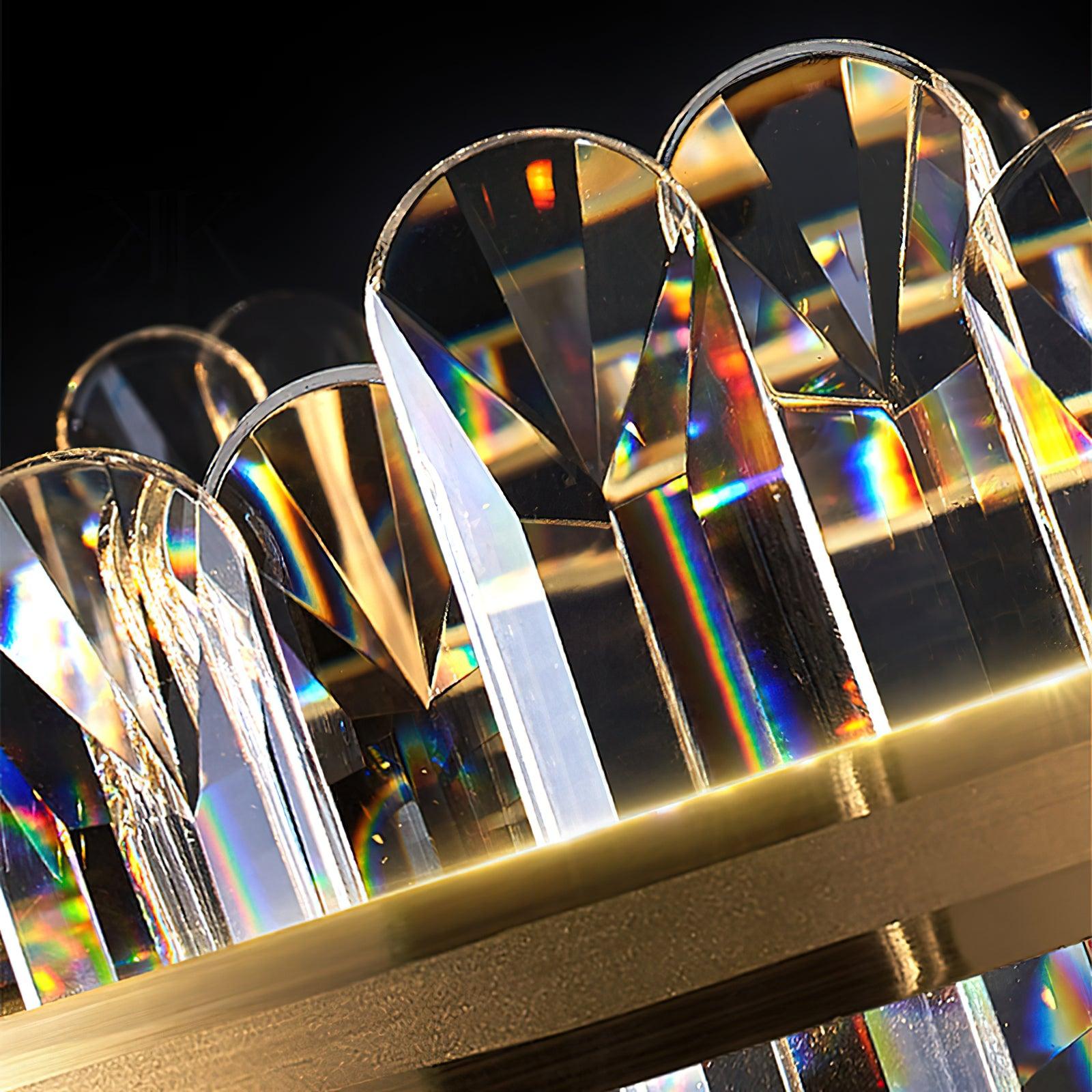 Xoriel Postmodern Luxury Crystal Chandelier-Neutral Decor