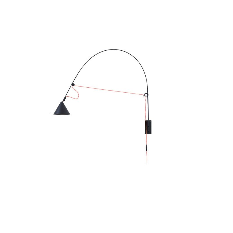 Alem Wall Lamp Arc Cone Minimalist-Neutral Decor