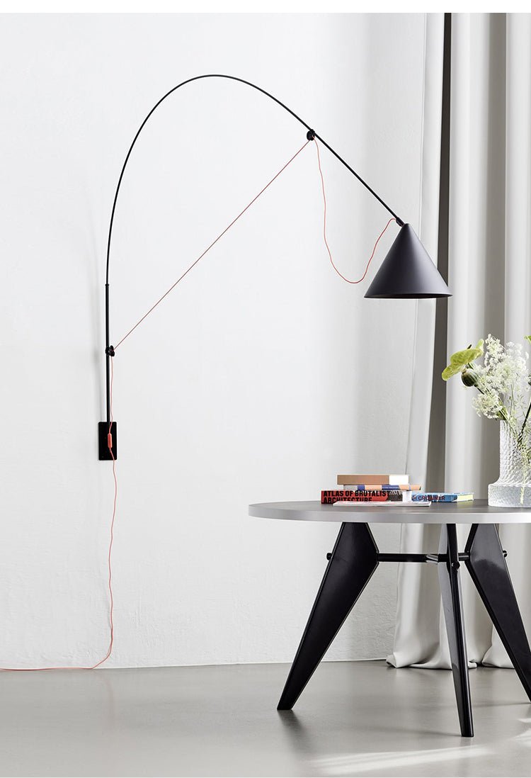 Alem Wall Lamp Arc Cone Minimalist-Neutral Decor