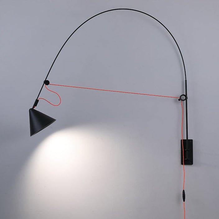 Alem Wall Lamp Arc Cone Minimalist-Neutral Decor