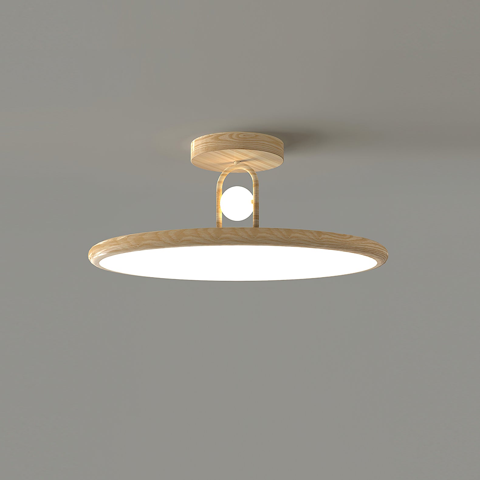 Alma Halo Flush Mount Ceiling Lamp