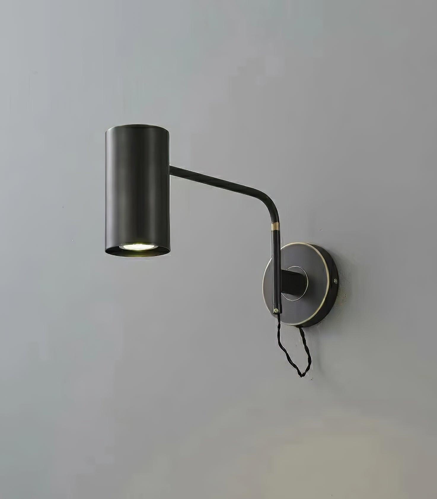 Merton Steel Industrial Wall Lamp-Neutral Decor