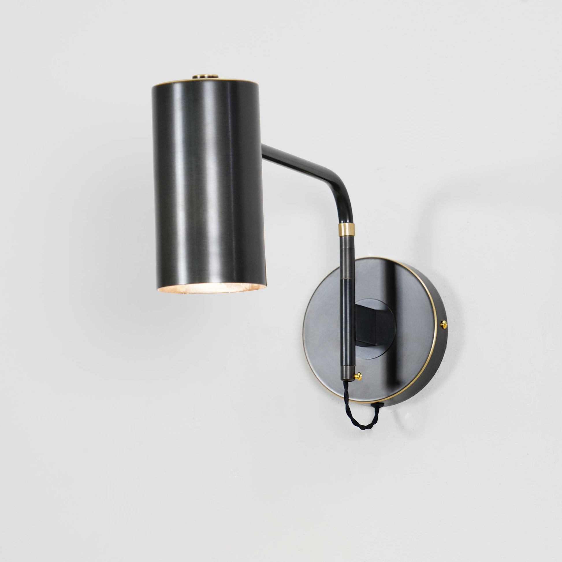 Merton Steel Industrial Wall Lamp-Neutral Decor