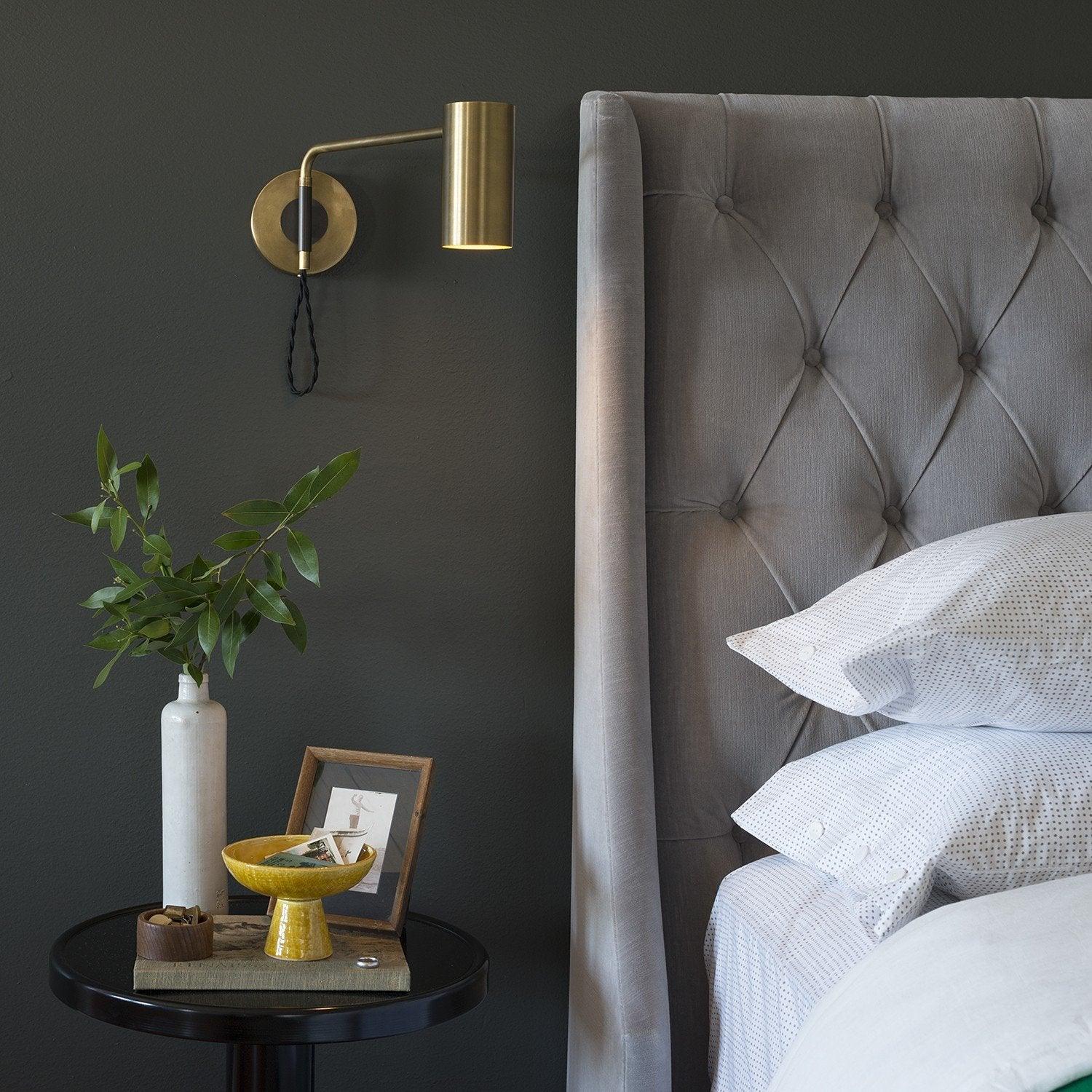 Merton Steel Industrial Wall Lamp-Neutral Decor