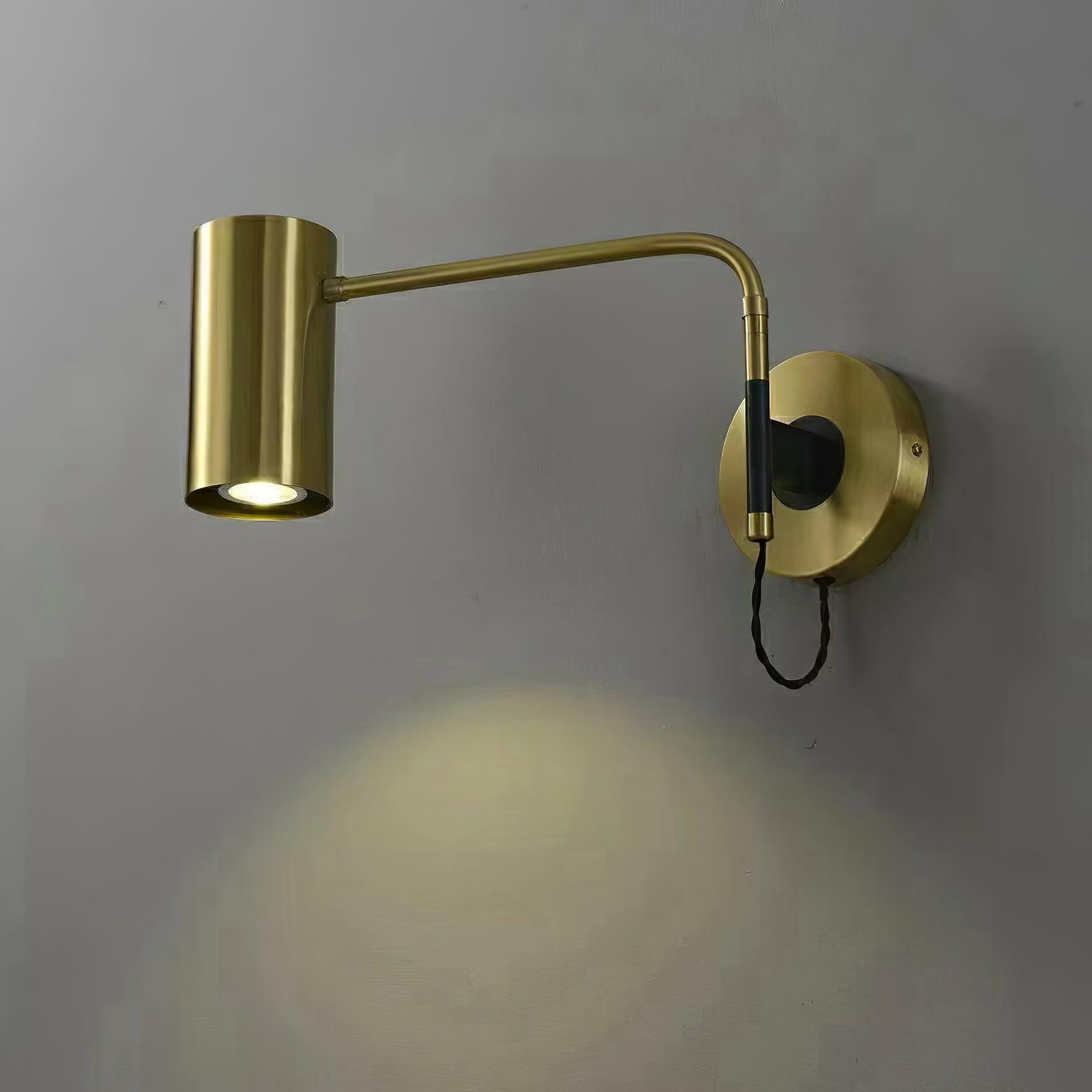 Merton Steel Industrial Wall Lamp-Neutral Decor