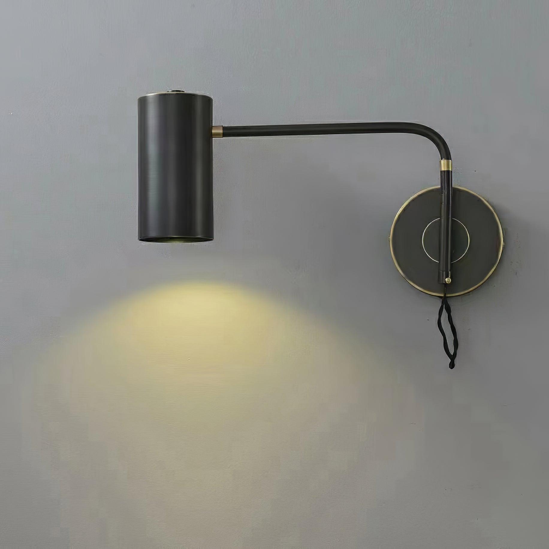 Merton Steel Industrial Wall Lamp-Neutral Decor