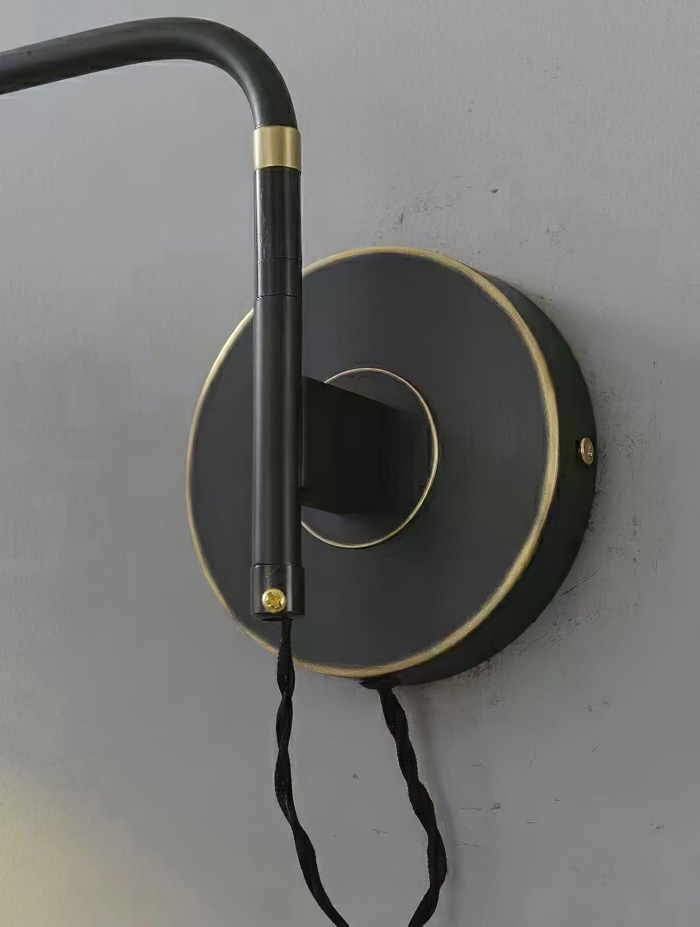 Merton Steel Industrial Wall Lamp-Neutral Decor