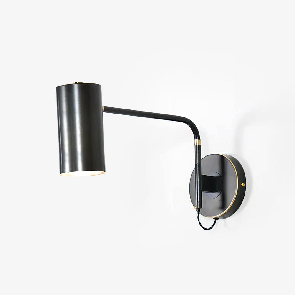 Merton Steel Industrial Wall Lamp-Neutral Decor