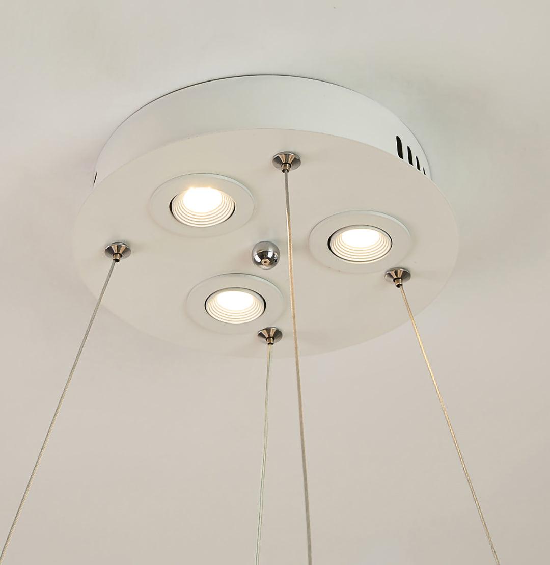 Deveno Feathers Pendant Lamp-Neutral Decor